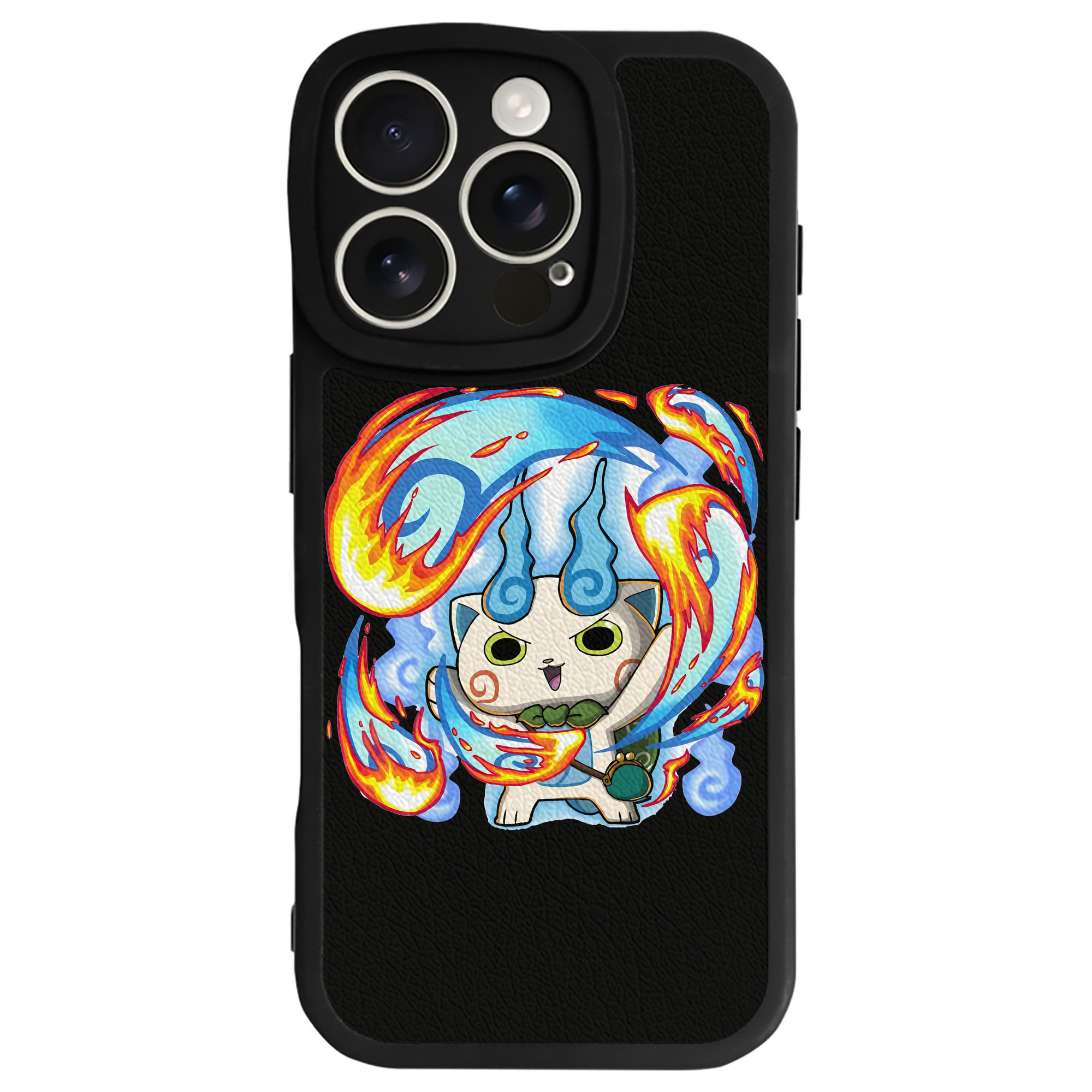 （画像用） 妖怪ウォッチ Yo-kai Watch 【iPhone 16シリーズ対応】シリコンスマホケース（レザー調） 材質：シリコン